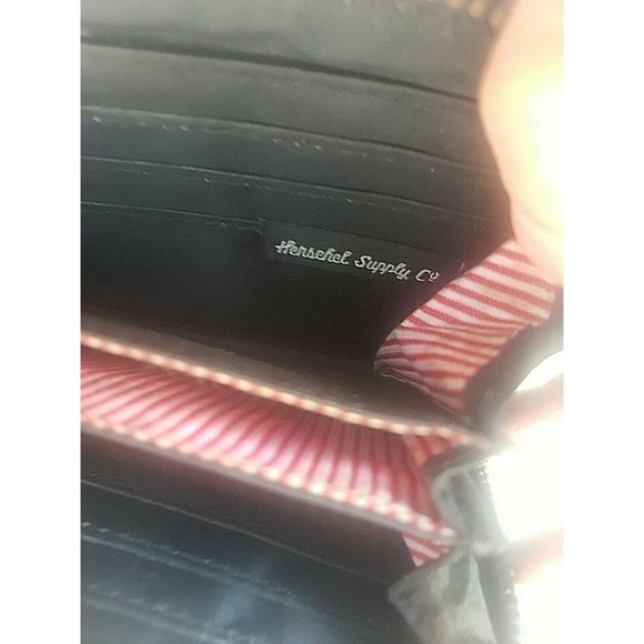 Herschel Supply Vintage Women Wallet Black Canvas Original 8" X 4" Ziparound - Picture 9 of 12